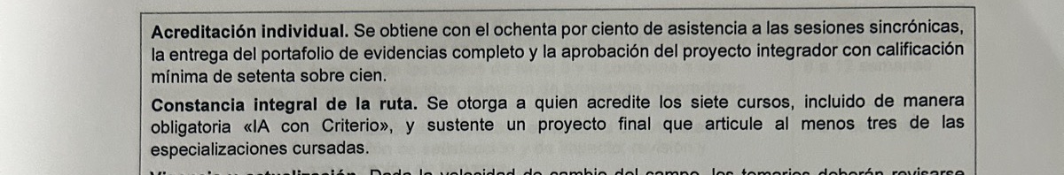 Fragmento de la foto 5. Acreditación y constancia integral. El recuadro marca el detalle señalado en el hallazgo.