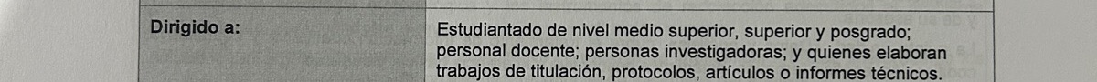 Fragmento de la foto 37. Curso 4, p. 1: a quién se dirige. El recuadro marca el detalle señalado en el hallazgo.