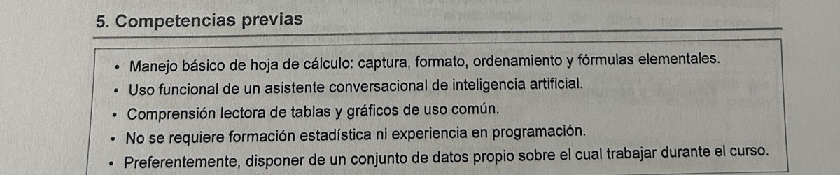 Fragmento de la foto 67. Curso 7, p. 3: competencias previas. El recuadro marca el detalle señalado en el hallazgo.