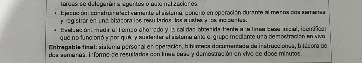 Fragmento de la foto 24. Curso 2, p. 8: dos semanas en operación. El recuadro marca el detalle señalado en el hallazgo.