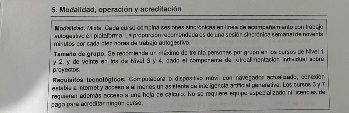 Fragmento de la foto 4. Modalidad: proporción de sesiones. El recuadro marca el detalle señalado en el hallazgo.